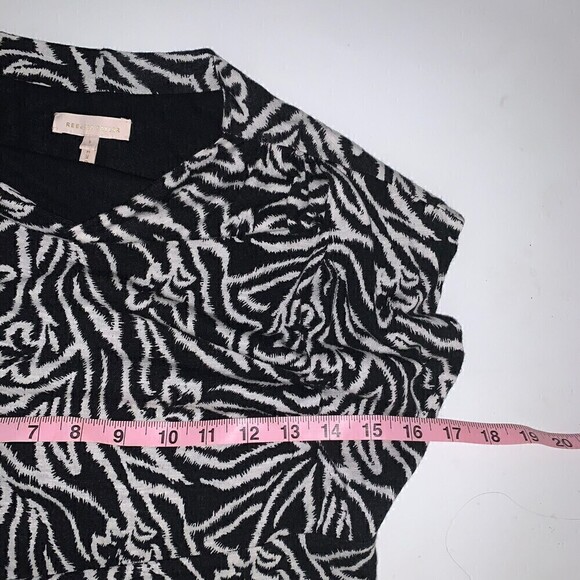 REBECCA Taylor Dress Size Small Sleeveless Zebra‎ Lily - Picture 4 of 8